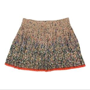 American Eagle Outfitter Floral Pleated Mini Skirt